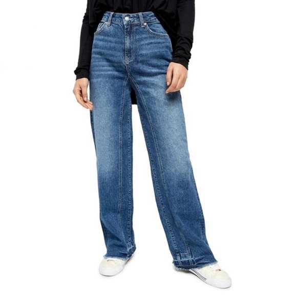 Free People Denim - Free People Relaxed Straight Slouch Jeans